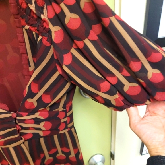 Nanette Lepore silk blouse - Picture 6 of 9